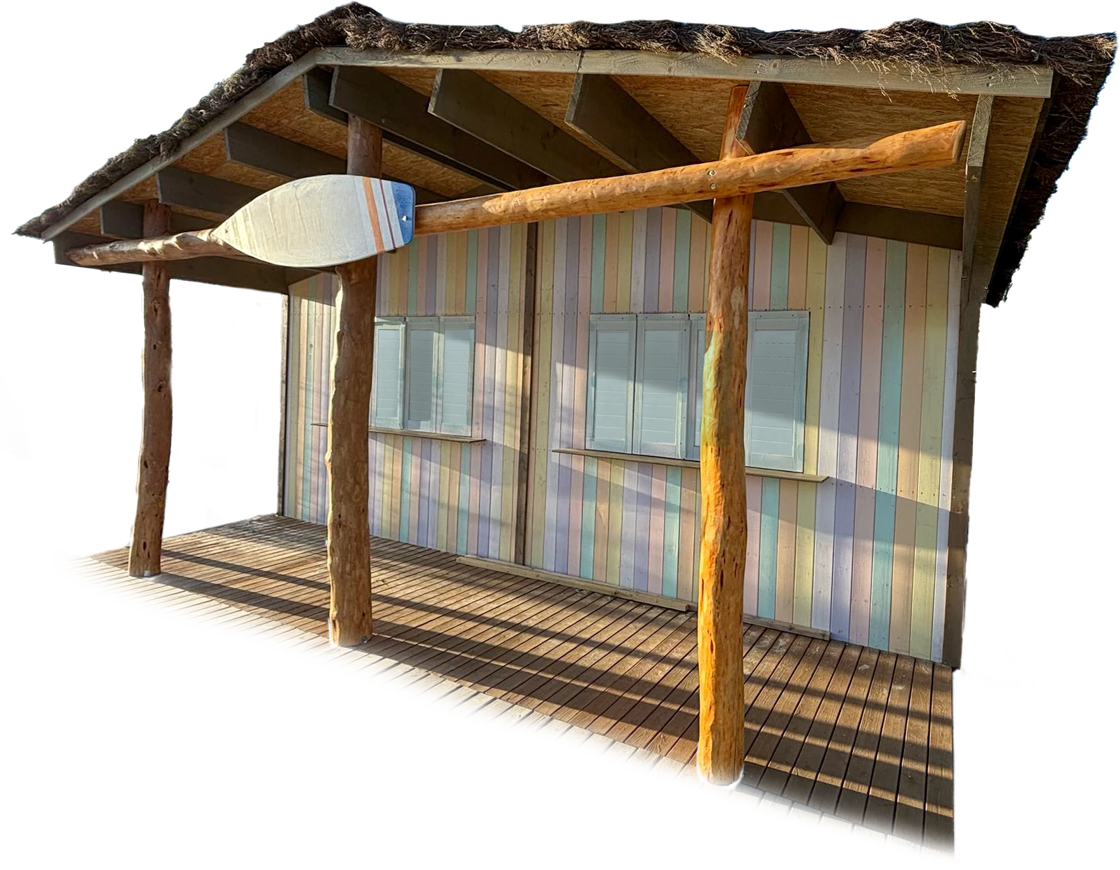 Beach House freigestellt