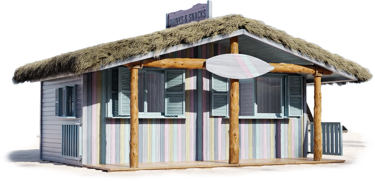 3D Visualisierung des Steinnage Strandhauses